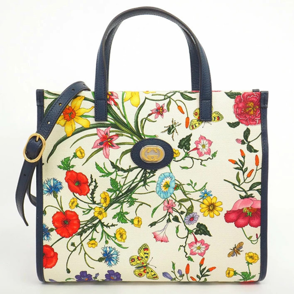 Gucci Shoulder Bag Flora Flower Shoulder Bag